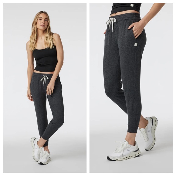 Vuori Pants - Vuori Performance Jogger Pants Dreamknit Charcoal  Heather